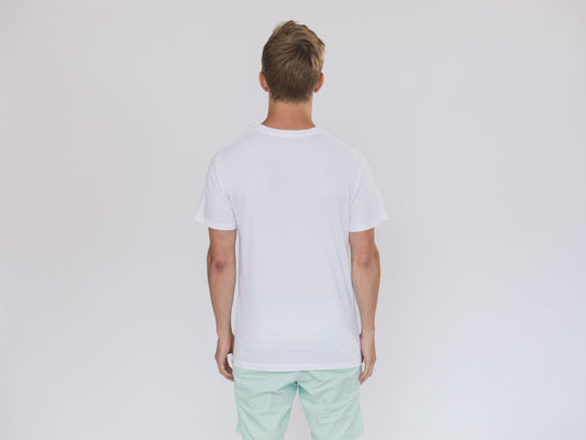 Back Of Mens White Shirt'S